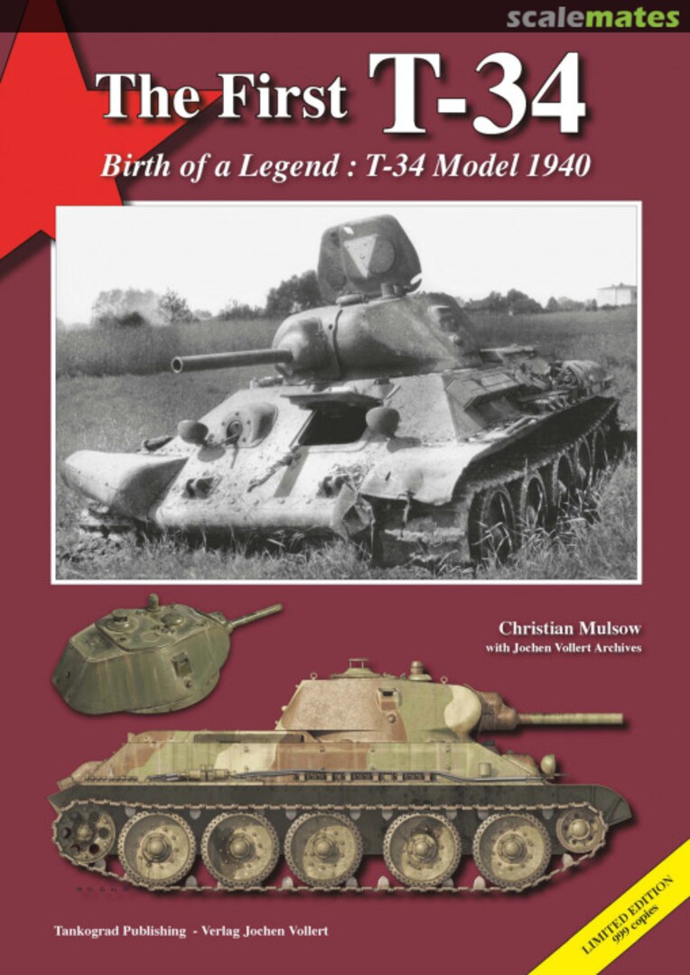 Cover The First T-34 Tankograd Publishing Cover The First T-34 Tankograd Publishing