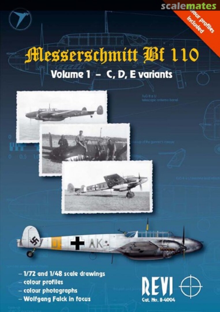 Cover Messerschmitt Bf 110 4004 Revi Publications Cover Messerschmitt Bf 110 4004 Revi Publications