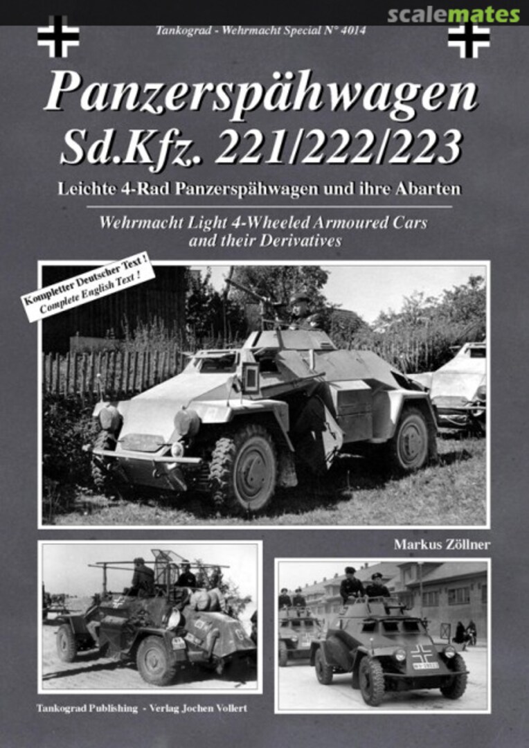 Cover Panzerspähwagen Sd.Kfz. 221/222/223 4014 Tankograd Publishing Cover Panzerspähwagen Sd.Kfz. 221/222/223 4014 Tankograd Publishing
