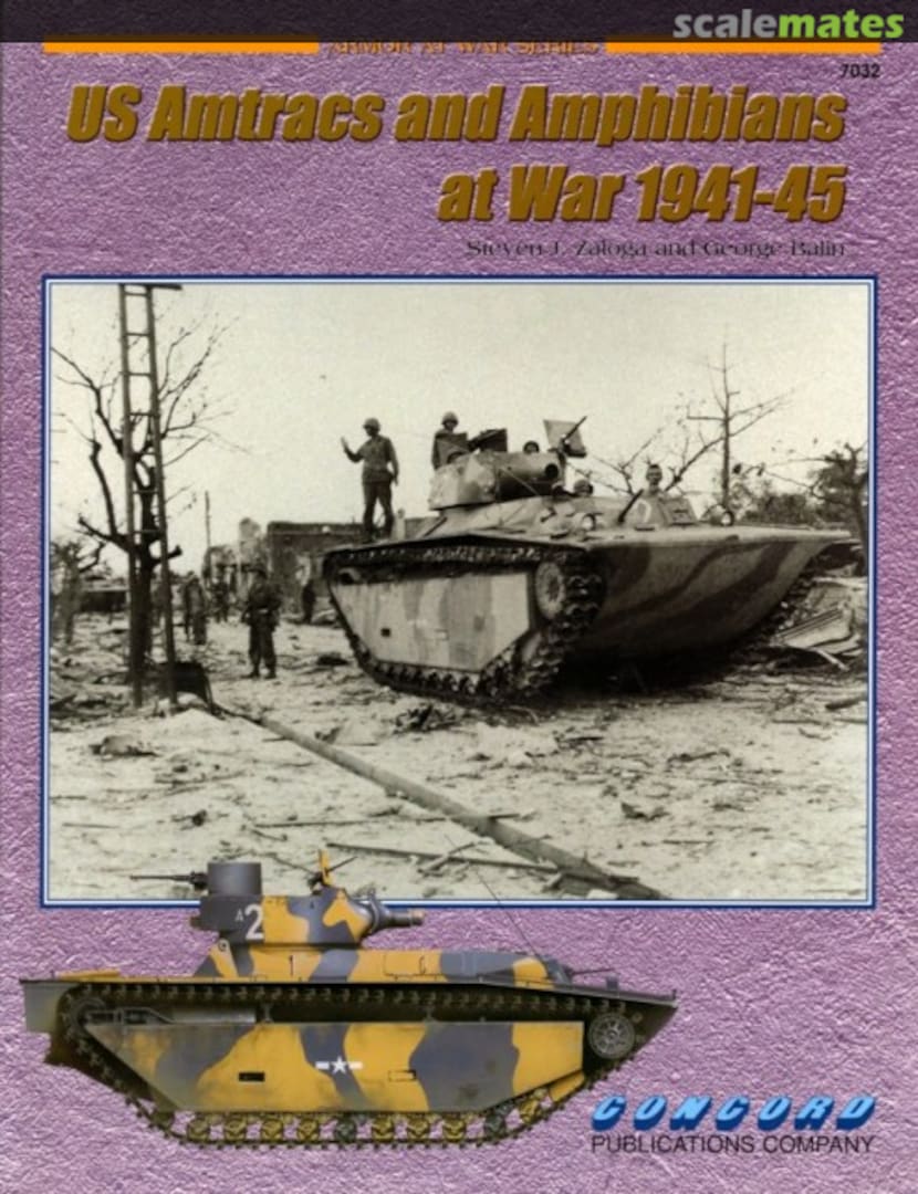 Cover US Amtracs and Amphibians at War 7032 Concord Publications Company