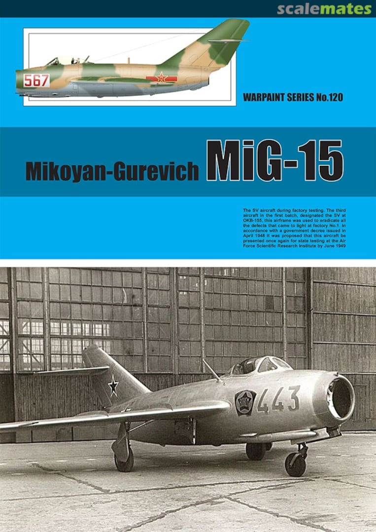 Cover Mikoyan-Gurevich Mig-15 120 Guideline Publications
