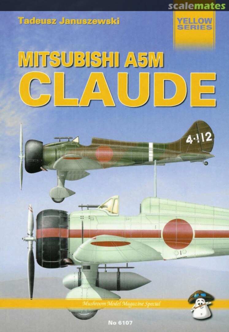 Cover Mitsubishi A5M Claude 6107 MMP Books Cover Mitsubishi A5M Claude 6107 MMP Books
