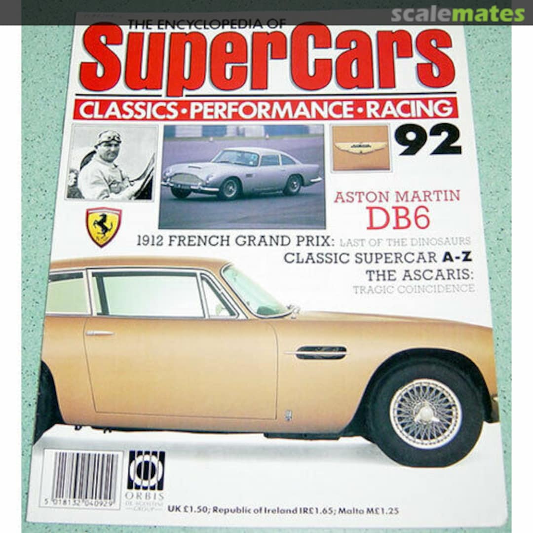Cover Aston Martin DB6 Vantage 92 Orbis Publishing Cover Aston Martin DB6 Vantage 92 Orbis Publishing