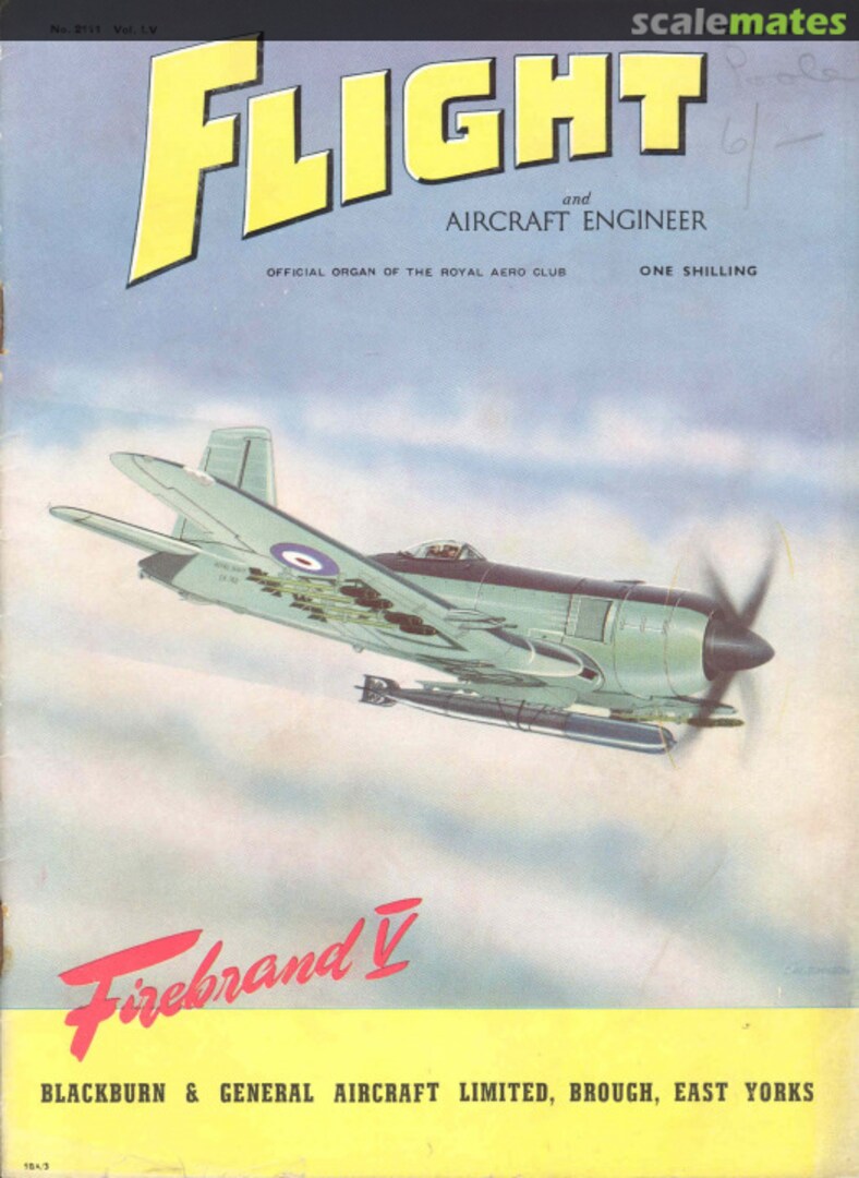 Cover Flight and Aircraft Engineer No 2111 | Vol LV Flight Cover Flight and Aircraft Engineer No 2111 | Vol LV Flight