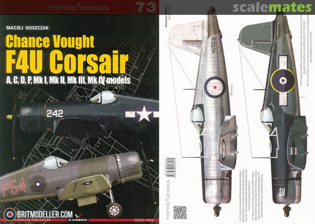 Cover Chance Vought F4U Corsair 73 Kagero Cover Chance Vought F4U Corsair 73 Kagero