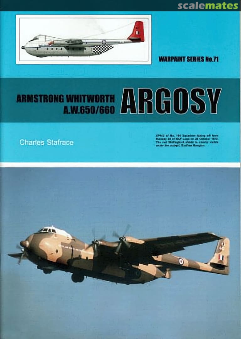 Cover Armstrong Whitworth Argosy 71 Warpaint Books Limited Cover Armstrong Whitworth Argosy 71 Warpaint Books Limited