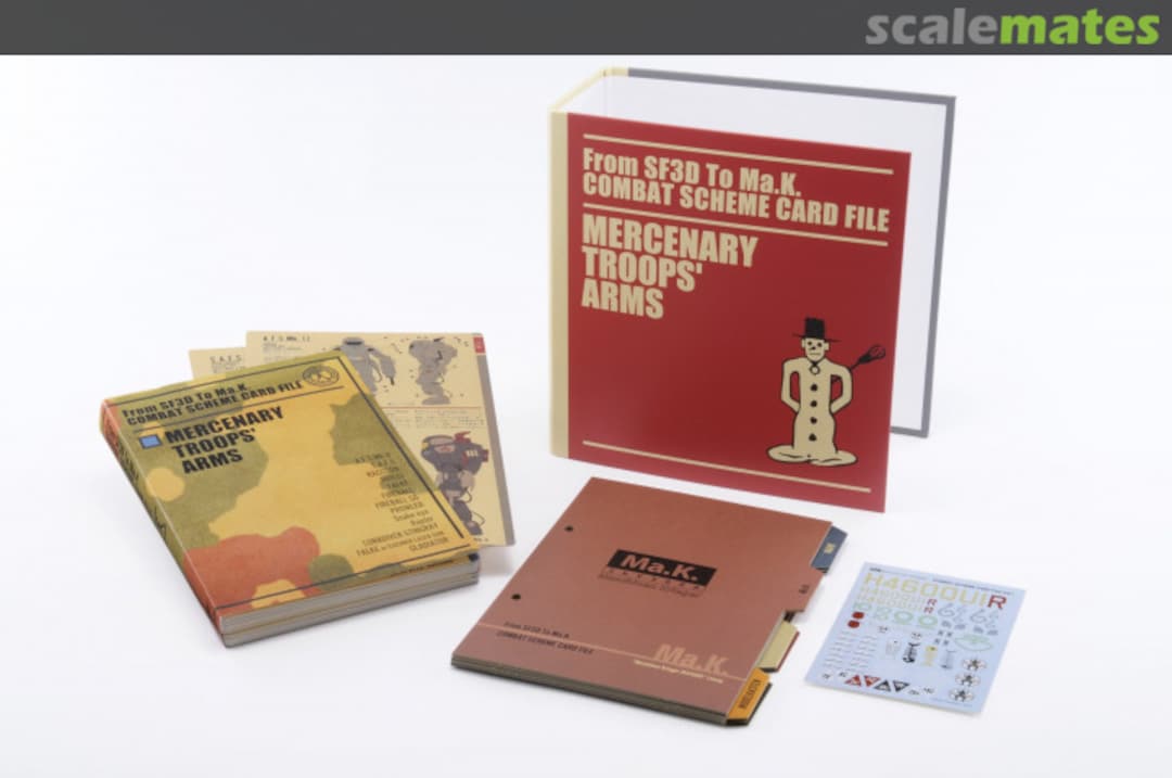 Cover From SF3D To Ma.K. Combat Scheme Card File  Hobby Japan