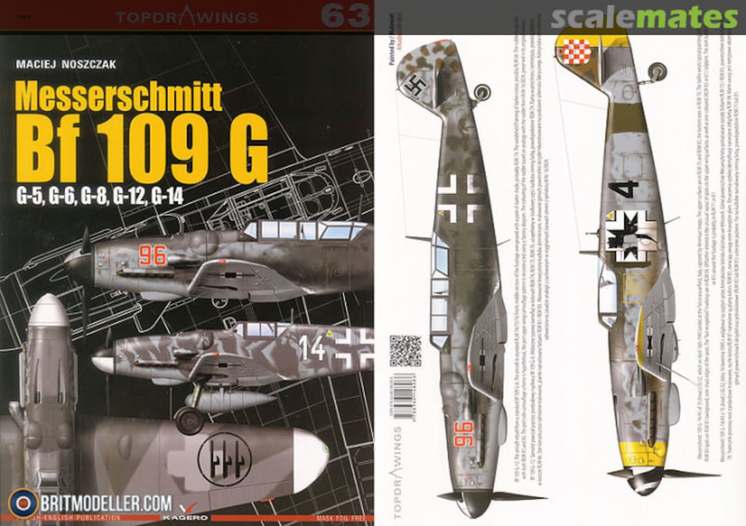 Cover Messerschmitt Bf 109 G 63 Kagero Cover Messerschmitt Bf 109 G 63 Kagero
