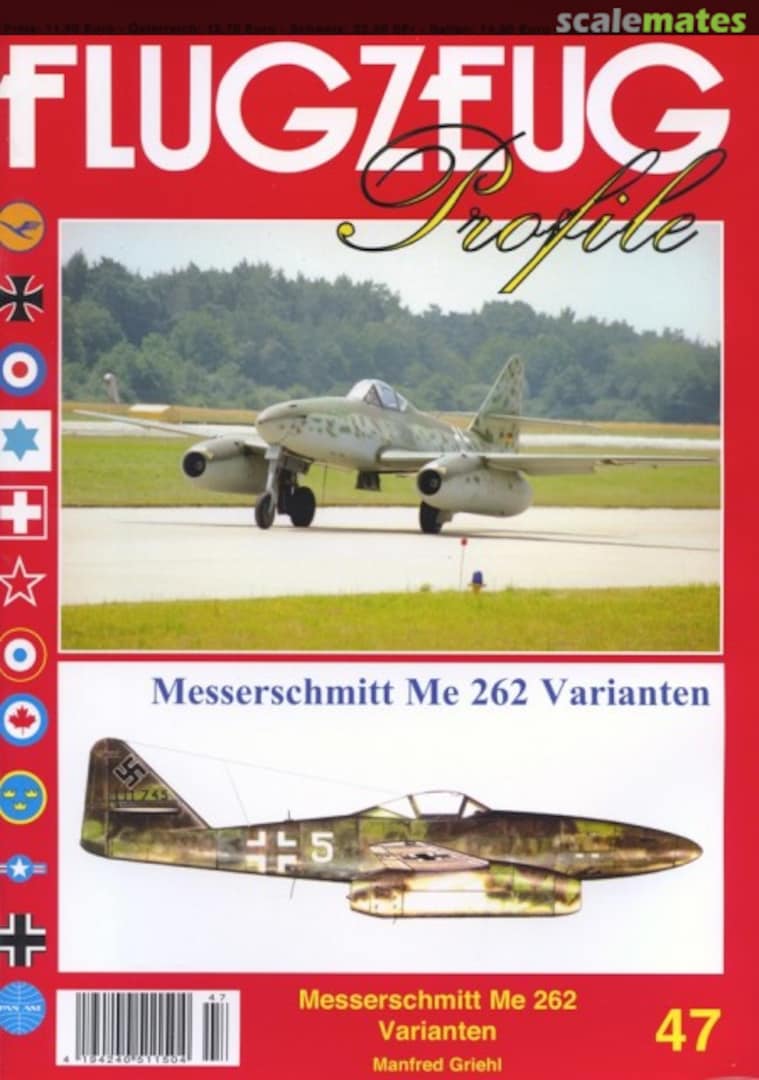 Cover Messerschmitt Me 262 Varianten 47 UNITEC-Medienvertrieb