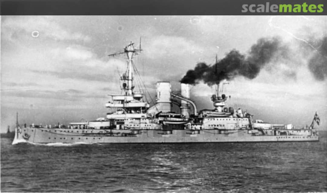 Cover Deutschland class battleship SMS Schleswig-Holstein  Model Monkey