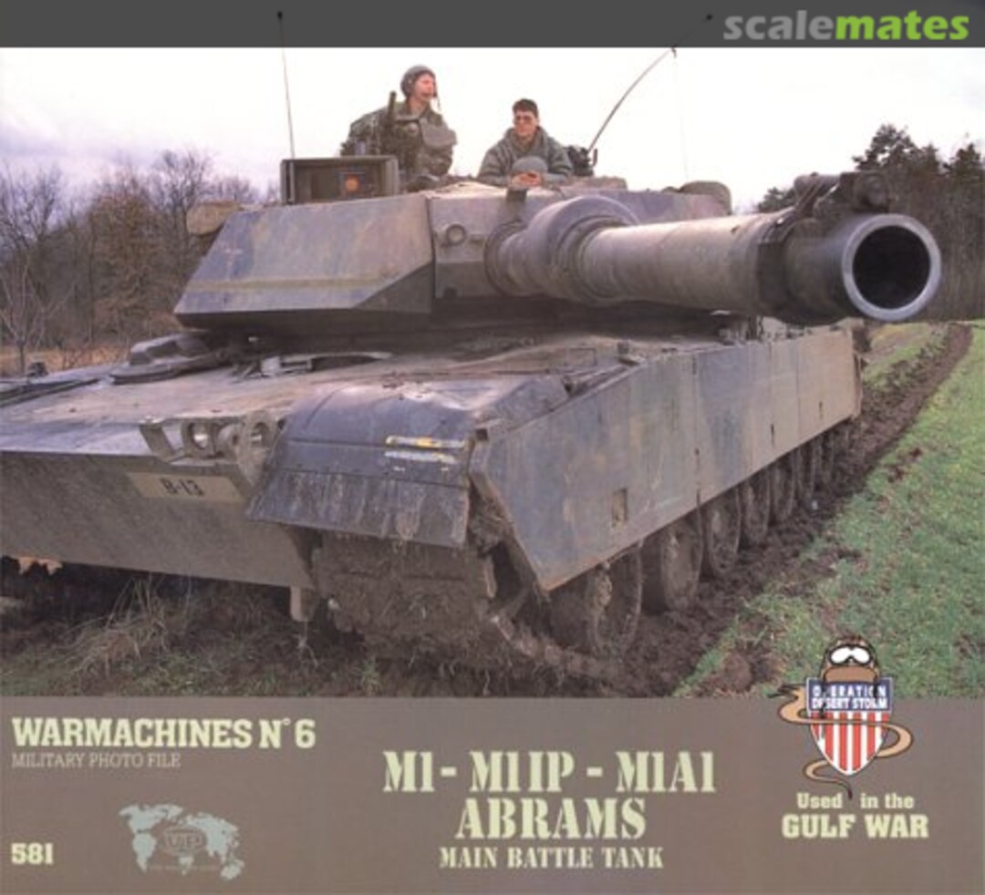 Cover M1, M1IP, M1A1 Abrams 6 | 581 Verlinden Publications