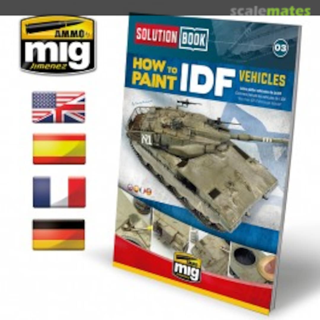 Cover How to Paint IDF Vehicles A.MIG-6501 Ammo by Mig Jimenez