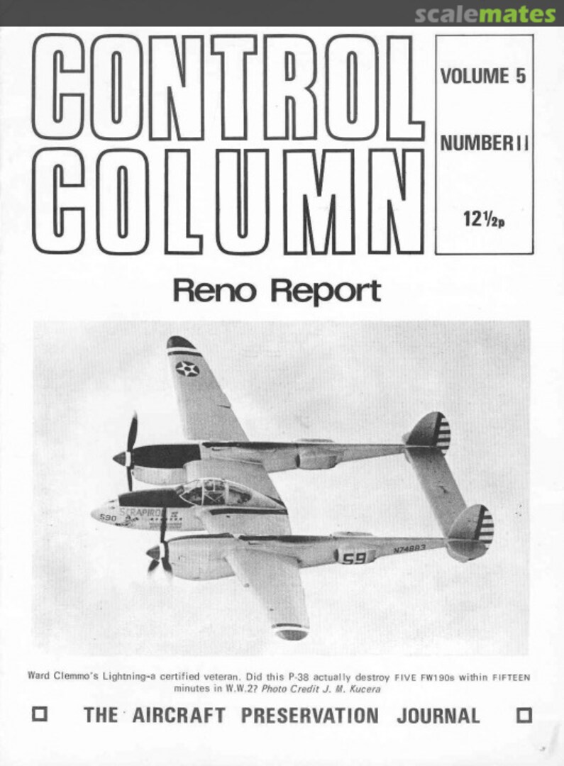 Cover Control Column Vol 5 | No 11 The British Aircraft Preservation Council Cover Control Column Vol 5 | No 11 The British Aircraft Preservation Council