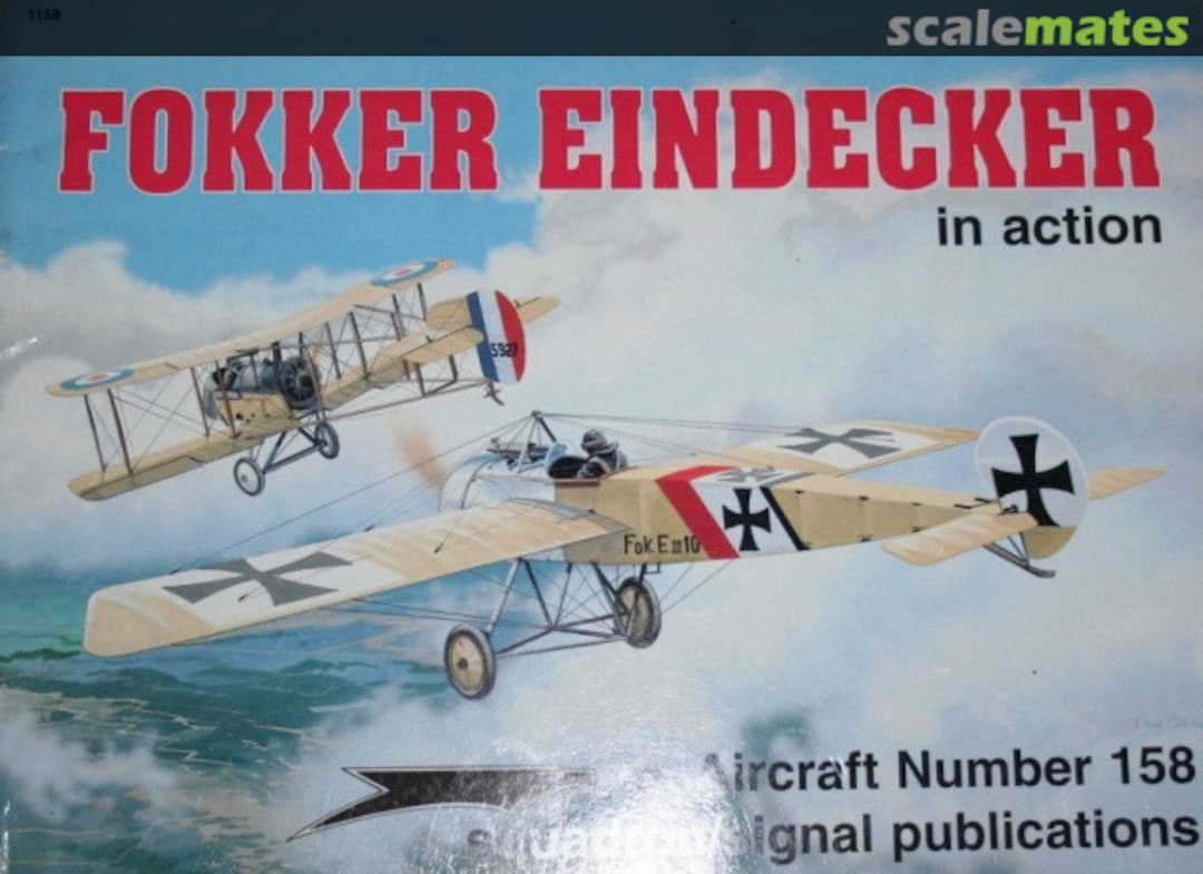 Cover Fokker Eindecker 1158 Squadron/Signal Publications