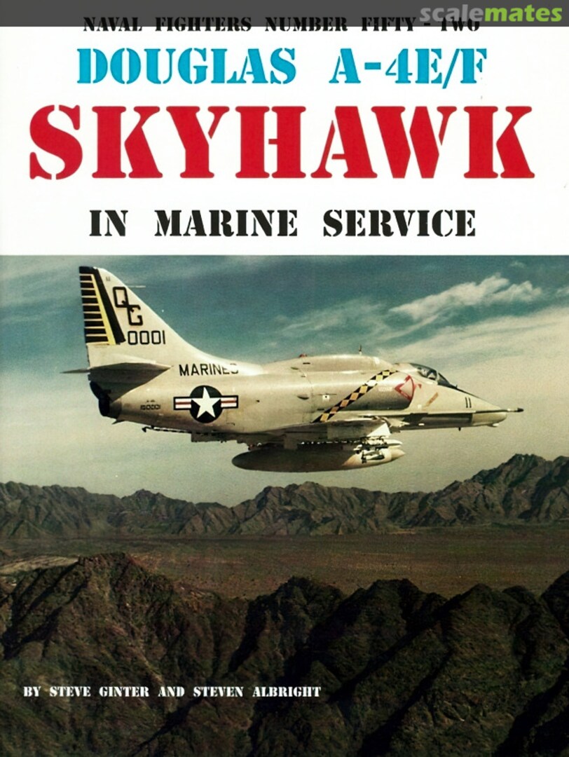 Cover Douglas A-4E/F Skyhawk in Marine Service 52 Ginter Books