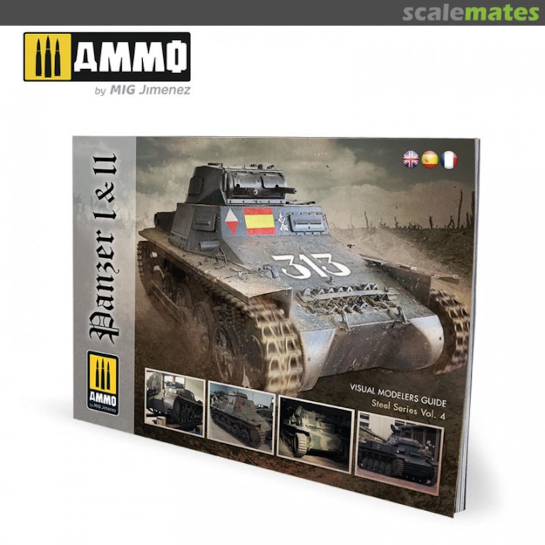 Cover Panzer I & II: Visual Modelers Guide 4 Ammo by Mig Jimenez Cover Panzer I & II: Visual Modelers Guide 4 Ammo by Mig Jimenez