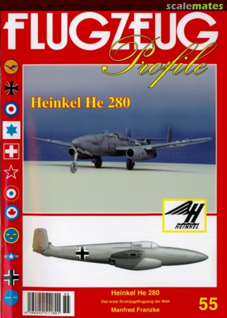 Cover Heinkel He 280 55 UNITEC-Medienvertrieb