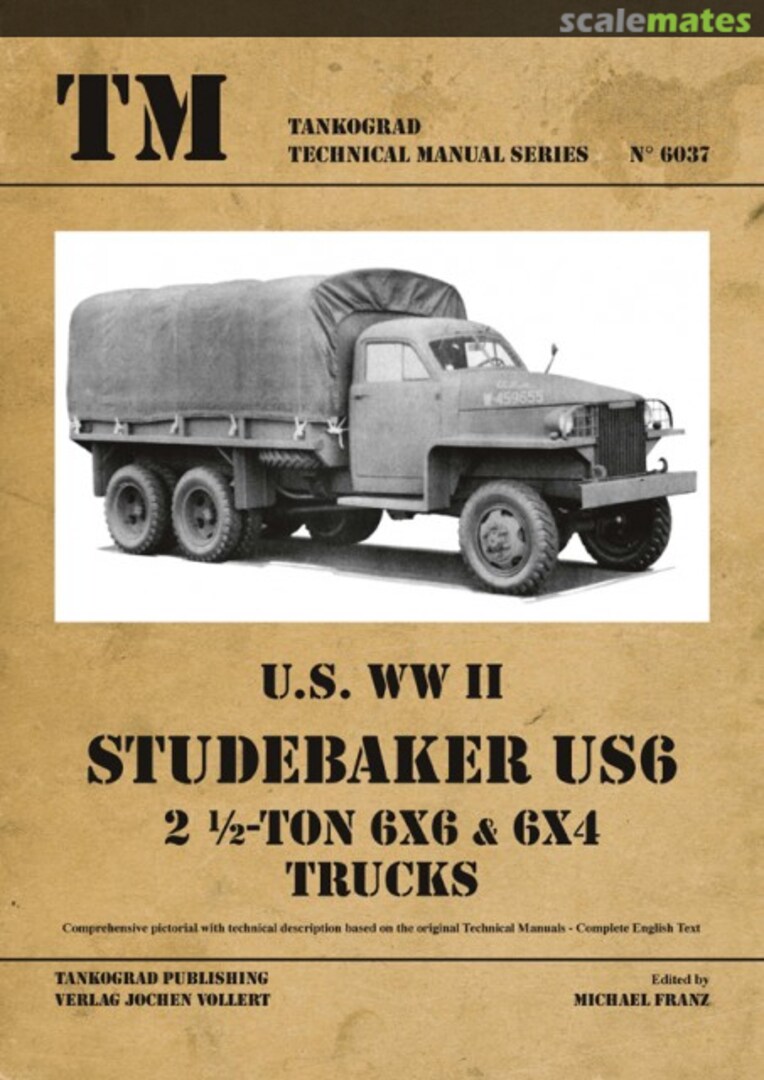 Cover U.S. WW II Studebaker US6 6037 Tankograd Publishing