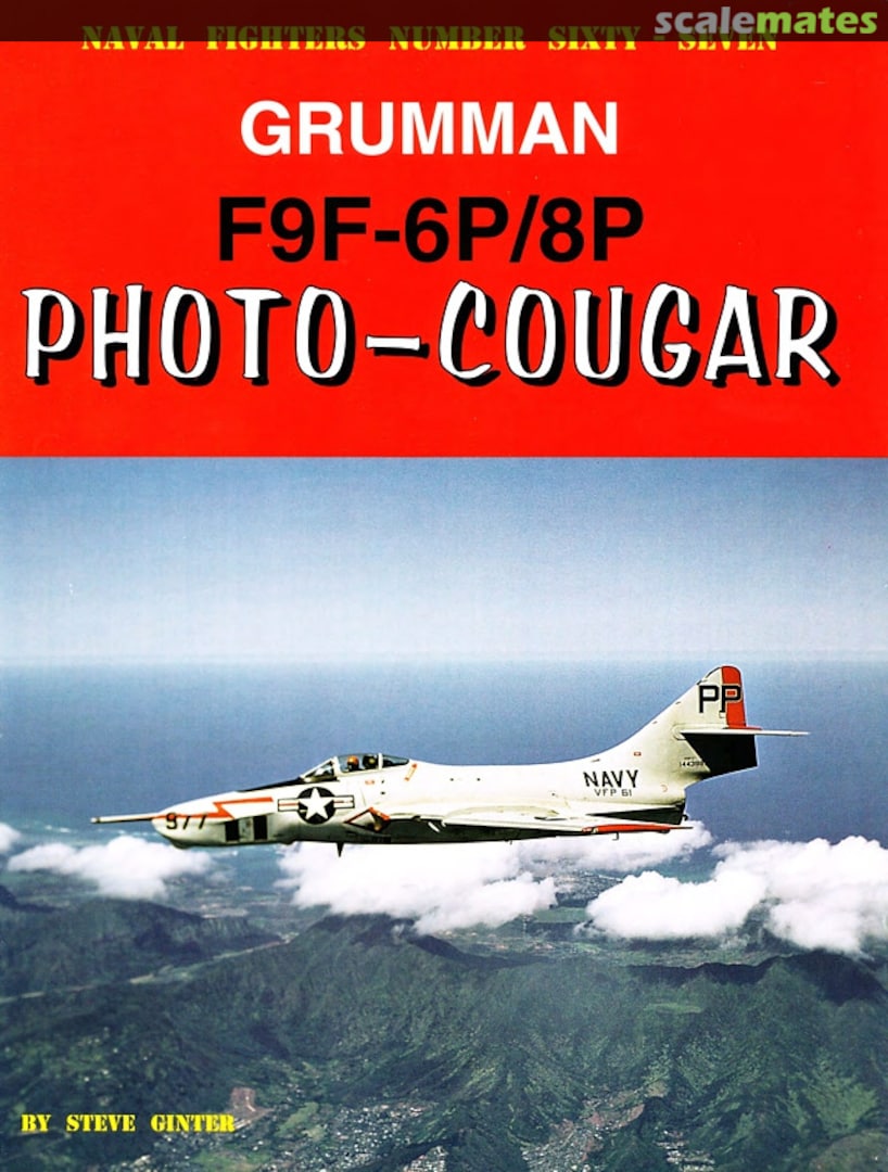Cover Grumman F9F-6P/8P Photo-Cougar 67 Ginter Books Cover Grumman F9F-6P/8P Photo-Cougar 67 Ginter Books