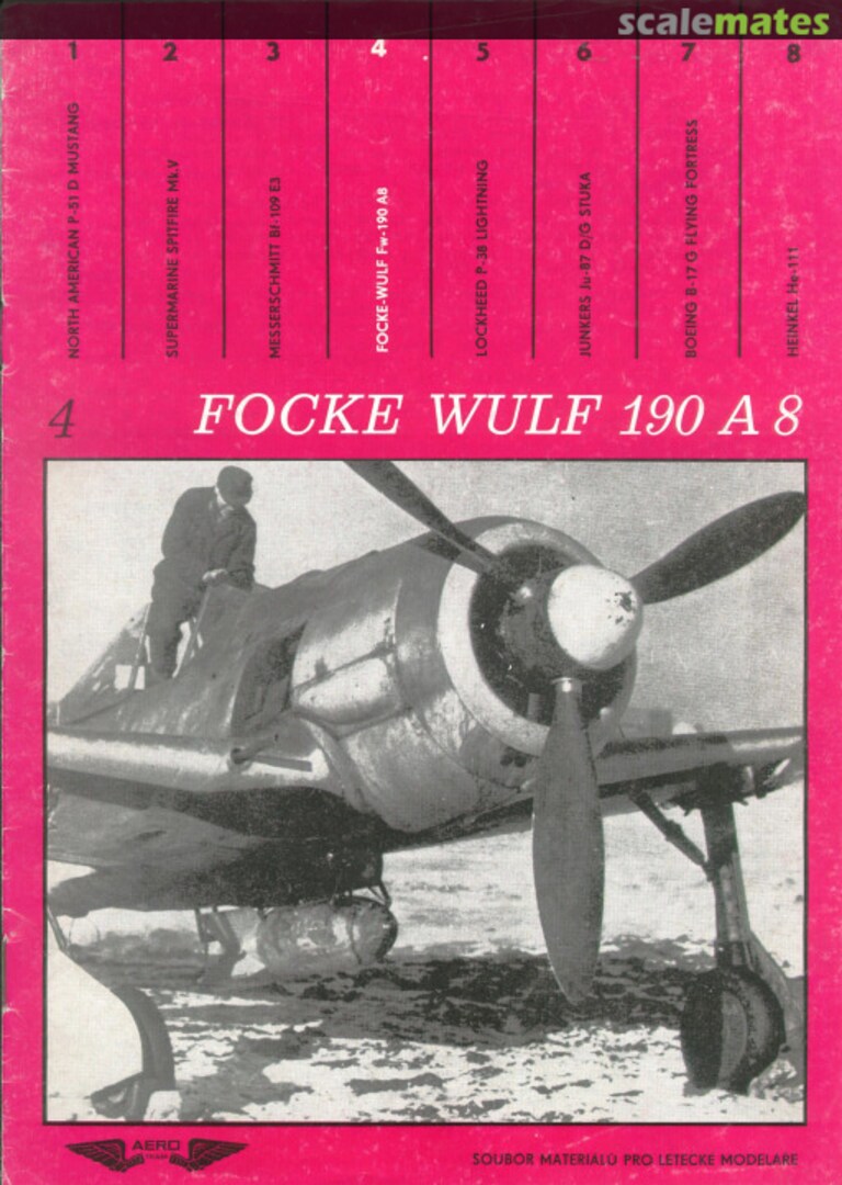 Cover Focke Wulf 190 A 8 4 AEROTEAM Cover Focke Wulf 190 A 8 4 AEROTEAM