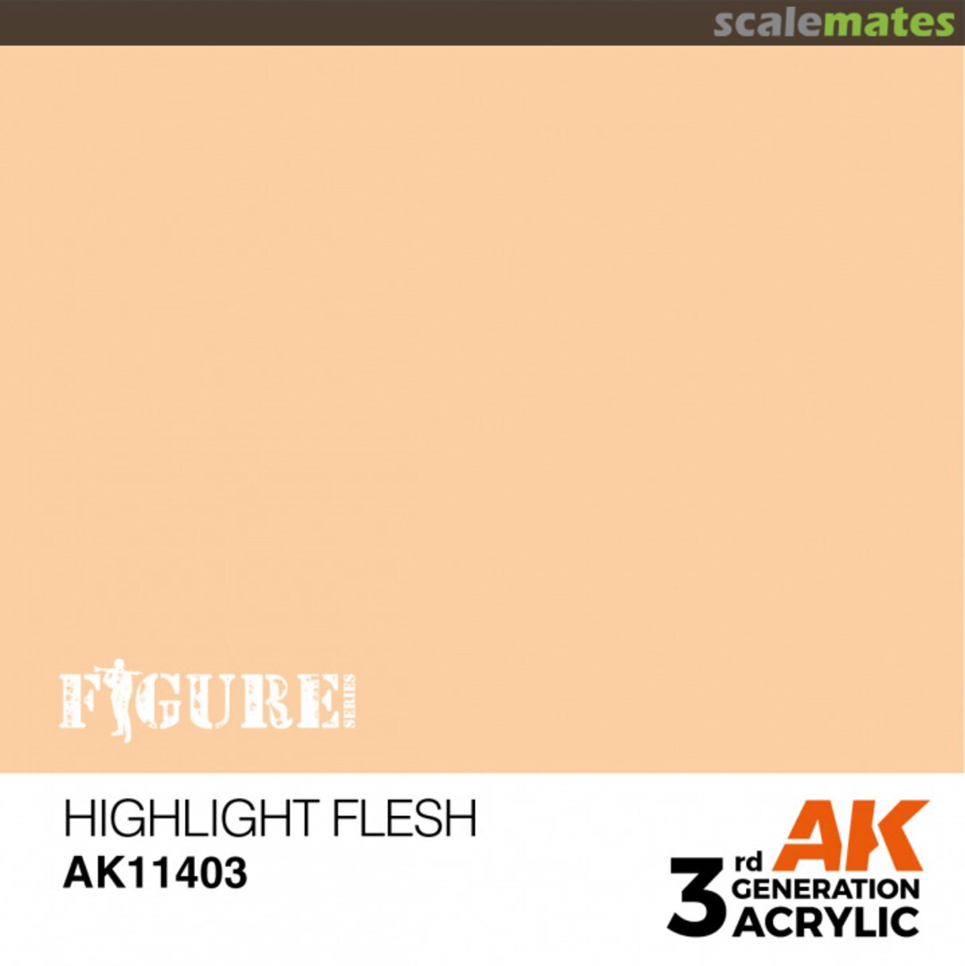 Boxart Highlight Flesh AK 11403 AK 3rd Generation - Figure Boxart Highlight Flesh AK 11403 AK 3rd Generation - Figure