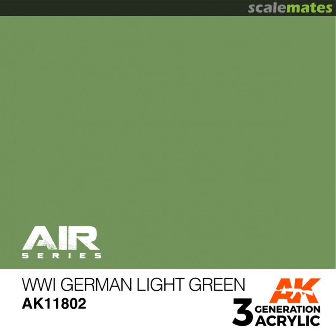 Boxart WWI German Light Green AK 11802 AK 3rd Generation - Air Boxart WWI German Light Green AK 11802 AK 3rd Generation - Air