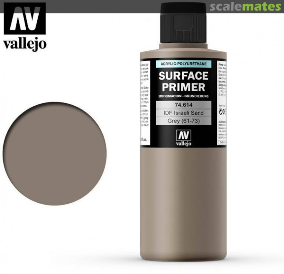 Boxart IDF Israeli Sand Grey (61-73) Vallejo Surface Primer Boxart IDF Israeli Sand Grey (61-73) Vallejo Surface Primer