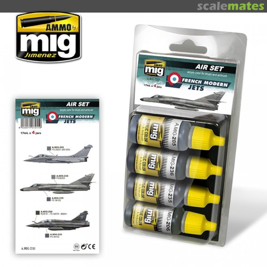 Boxart French Modern Jets  Ammo by Mig Jimenez