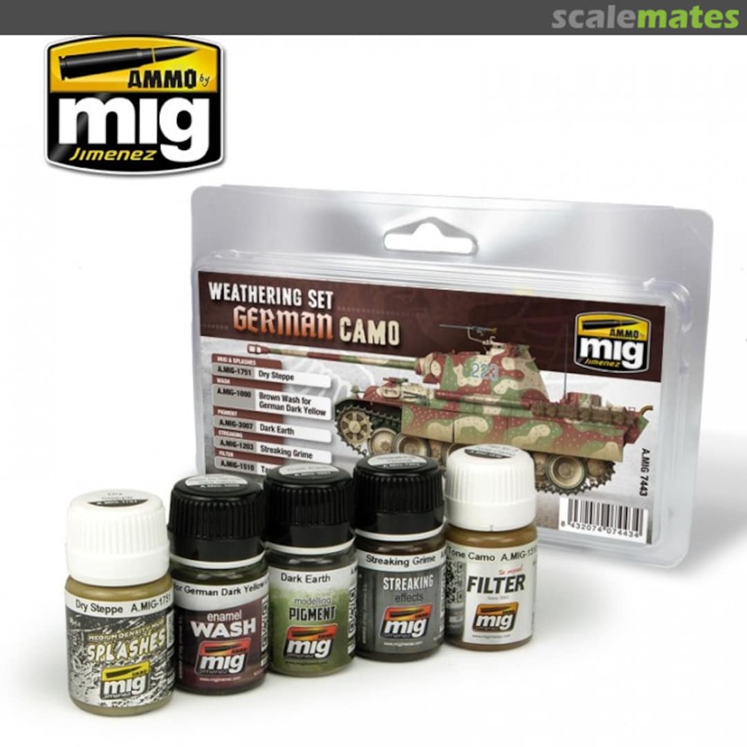 Boxart Weathering Set German Camo  Ammo by Mig Jimenez