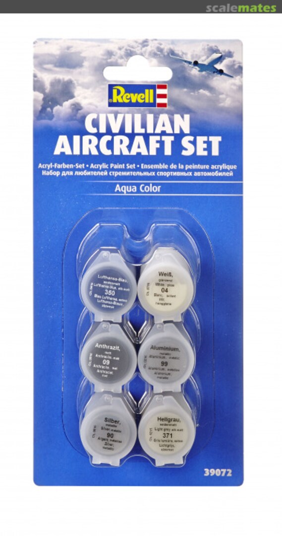 Boxart Civilian Aircraft Set 39072 Revell Aqua Color