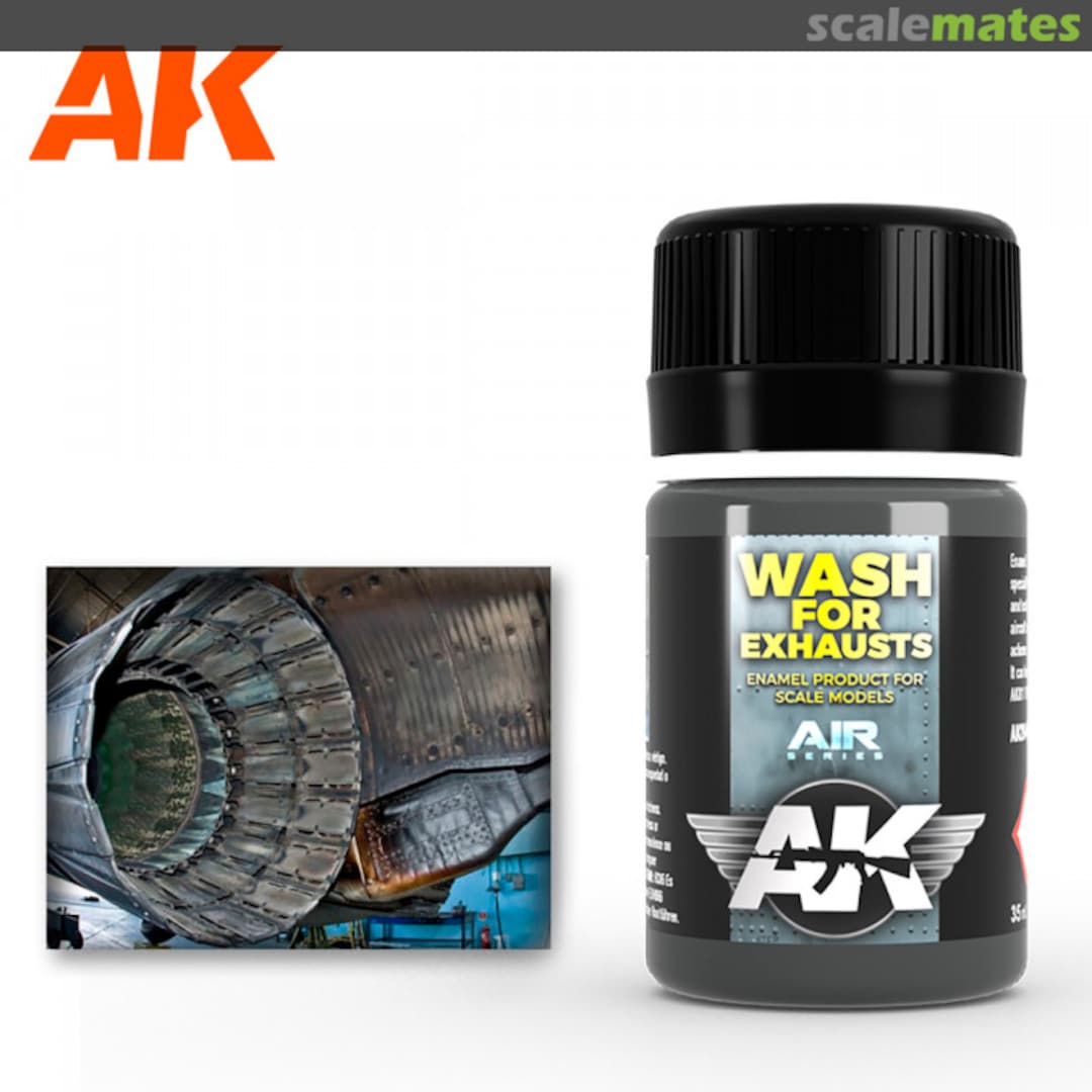 Boxart Exhaust Wash AK 2040 AK Interactive Air Series Boxart Exhaust Wash AK 2040 AK Interactive Air Series