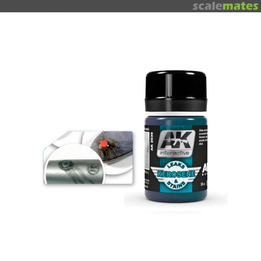 Boxart Kerosene Leaks & Stains AK 2039 AK Interactive Air Series