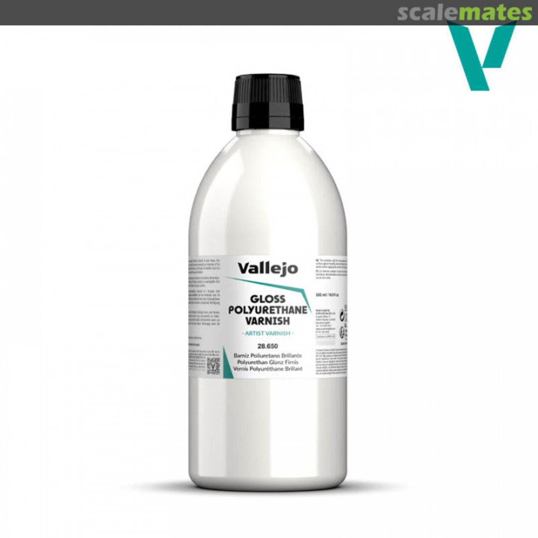 Boxart Gloss polyurethane varnish 500ml 28.650 Vallejo 