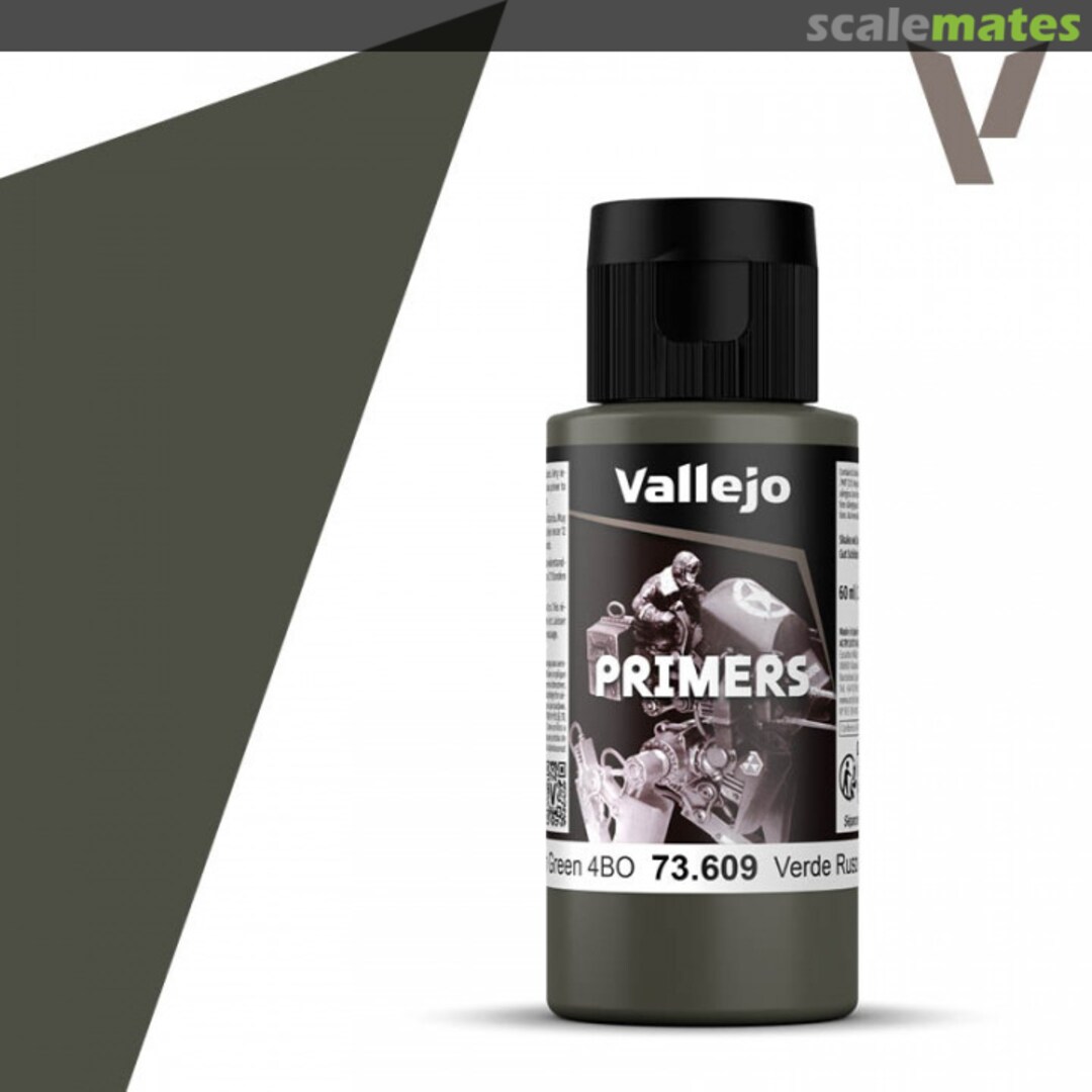 Boxart Russian Green 4BO - new formula Vallejo Surface Primer Boxart Russian Green 4BO - new formula Vallejo Surface Primer