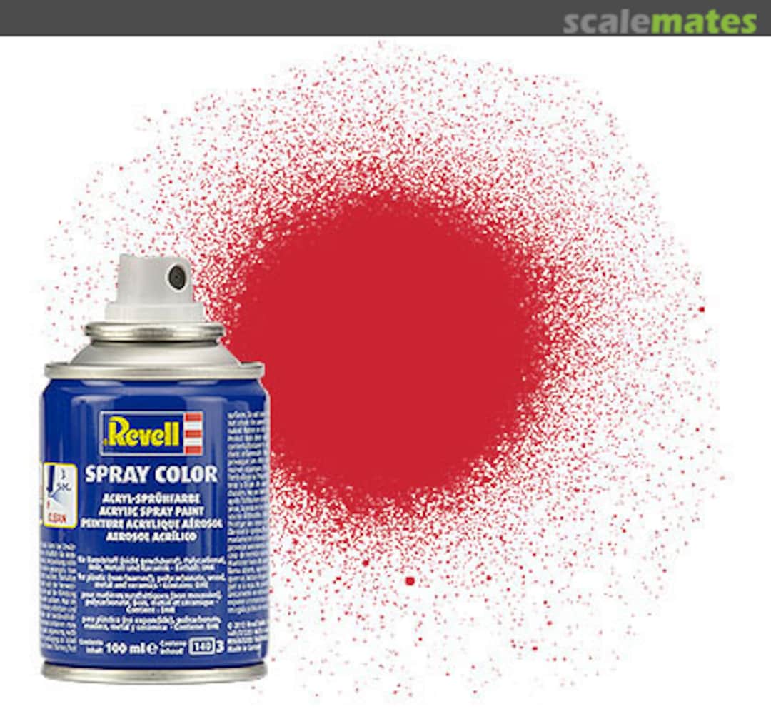 Boxart Fiery Red - RAL 3000 34330 Revell Color Boxart Fiery Red - RAL 3000 34330 Revell Color