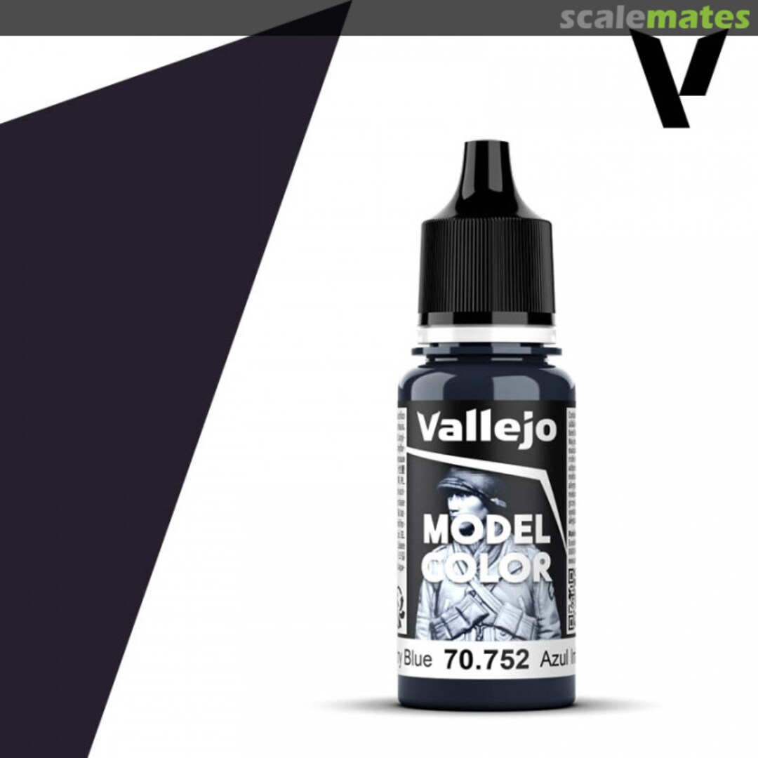 Boxart Infantry Blue 70.752, 752, Pos. 63* Vallejo Model Color Boxart Infantry Blue 70.752, 752, Pos. 63* Vallejo Model Color