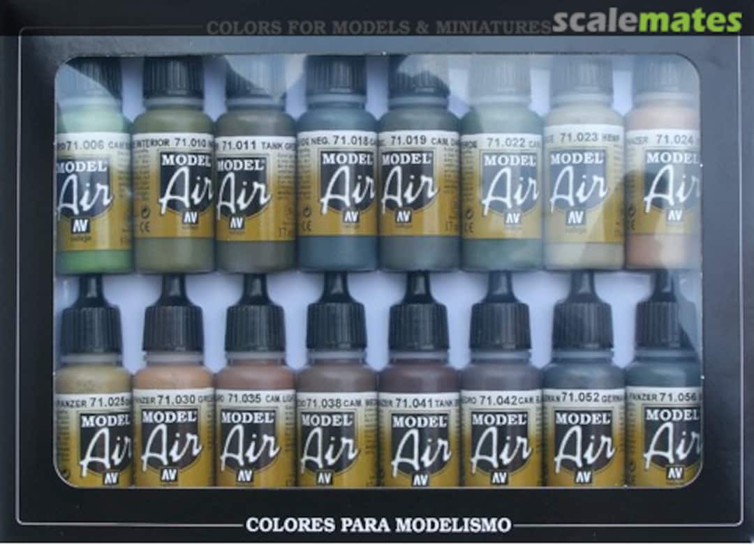 Boxart WWII German Colors Set  Vallejo Model Air