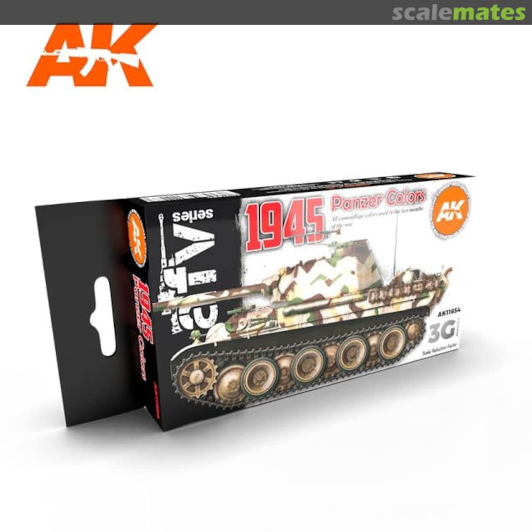 Boxart 1945 Panzer Colors AK 11654 AK 3rd Generation - AFV