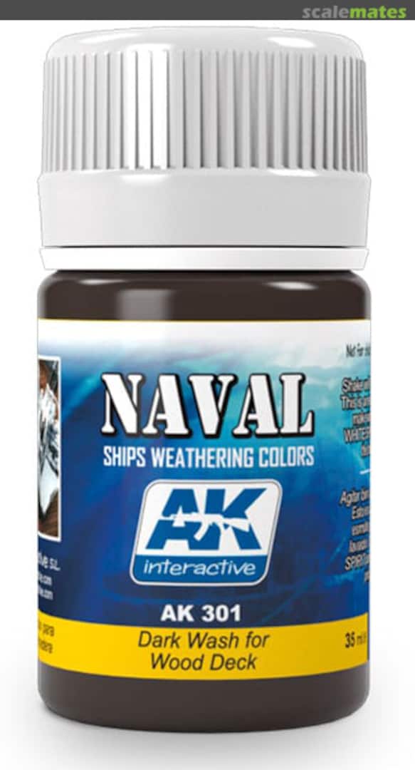 Boxart Naval: Dark Wash for Wood Deck  AK Interactive