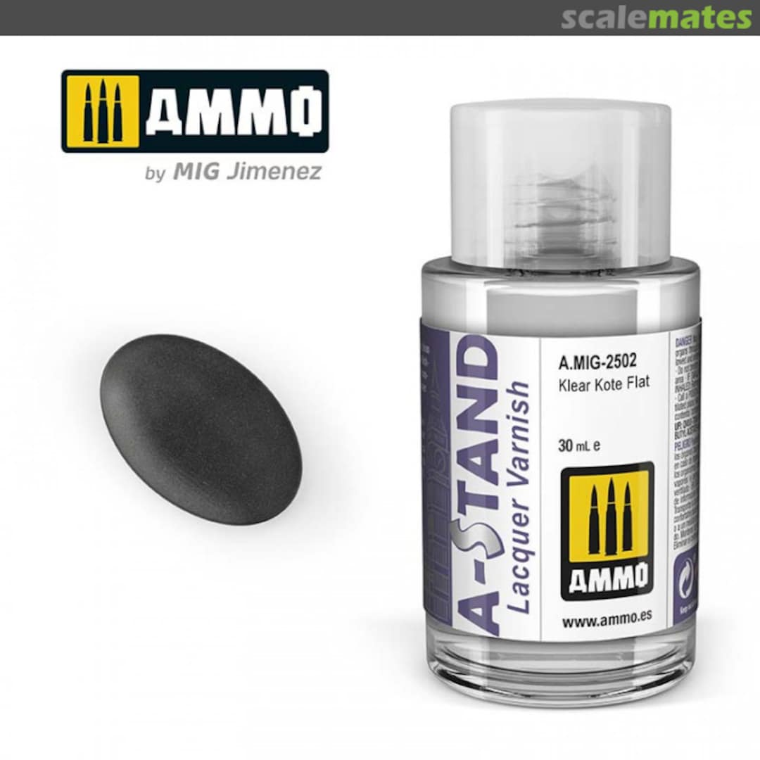 Boxart A-STAND Lacquer Varnish Matt  Ammo by Mig Jimenez