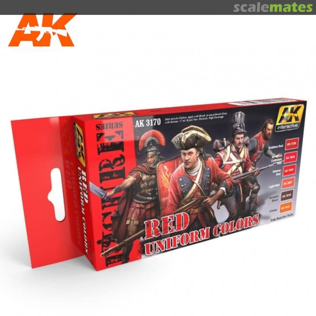 Boxart Red Uniform Colors AK 3170 AK Interactive
