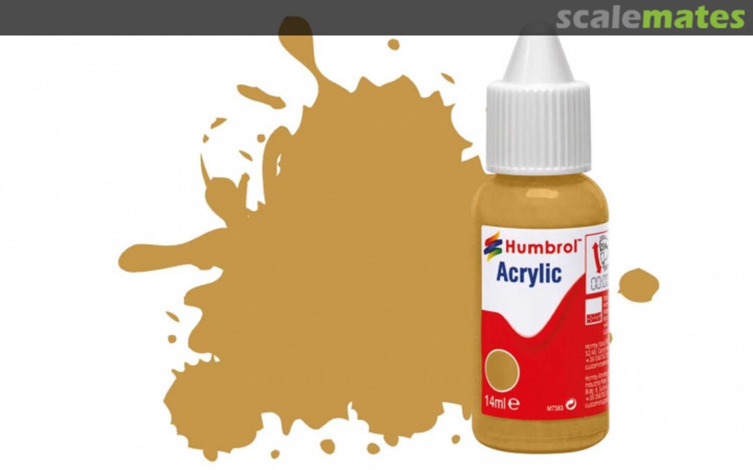 Boxart Desert Yellow DB0093 Humbrol