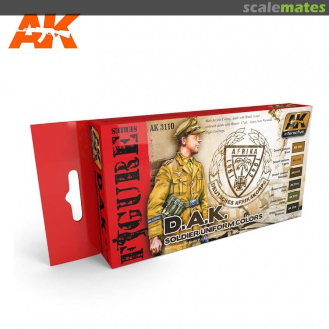 Boxart D.A.K. Soldier Uniform Colors AK 3110 AK Interactive