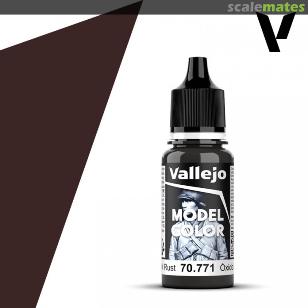 Boxart Dark Rust 70.771, 771, Pos. 156* Vallejo Model Color Boxart Dark Rust 70.771, 771, Pos. 156* Vallejo Model Color