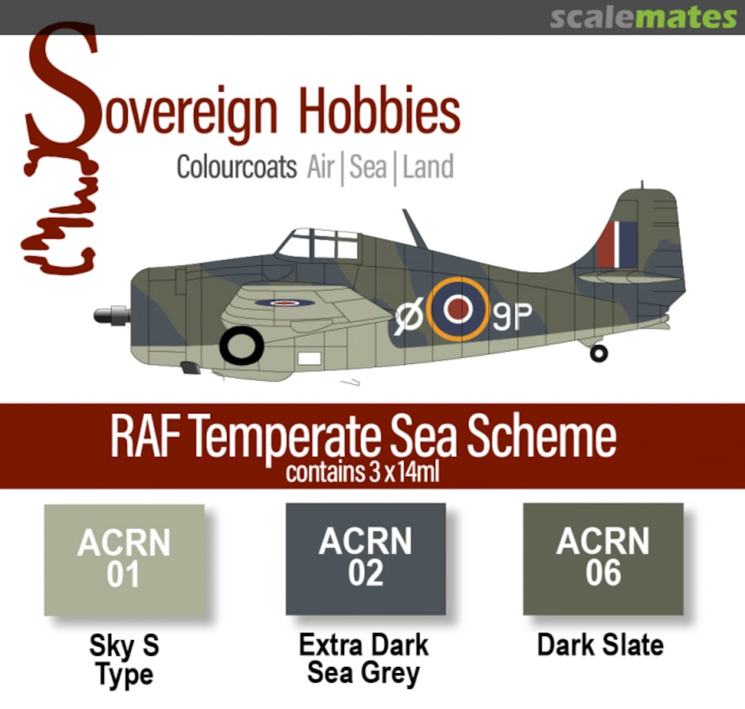 Boxart Colourcoats Set RAF Temperate Sea Scheme  Colourcoats (since 2014)