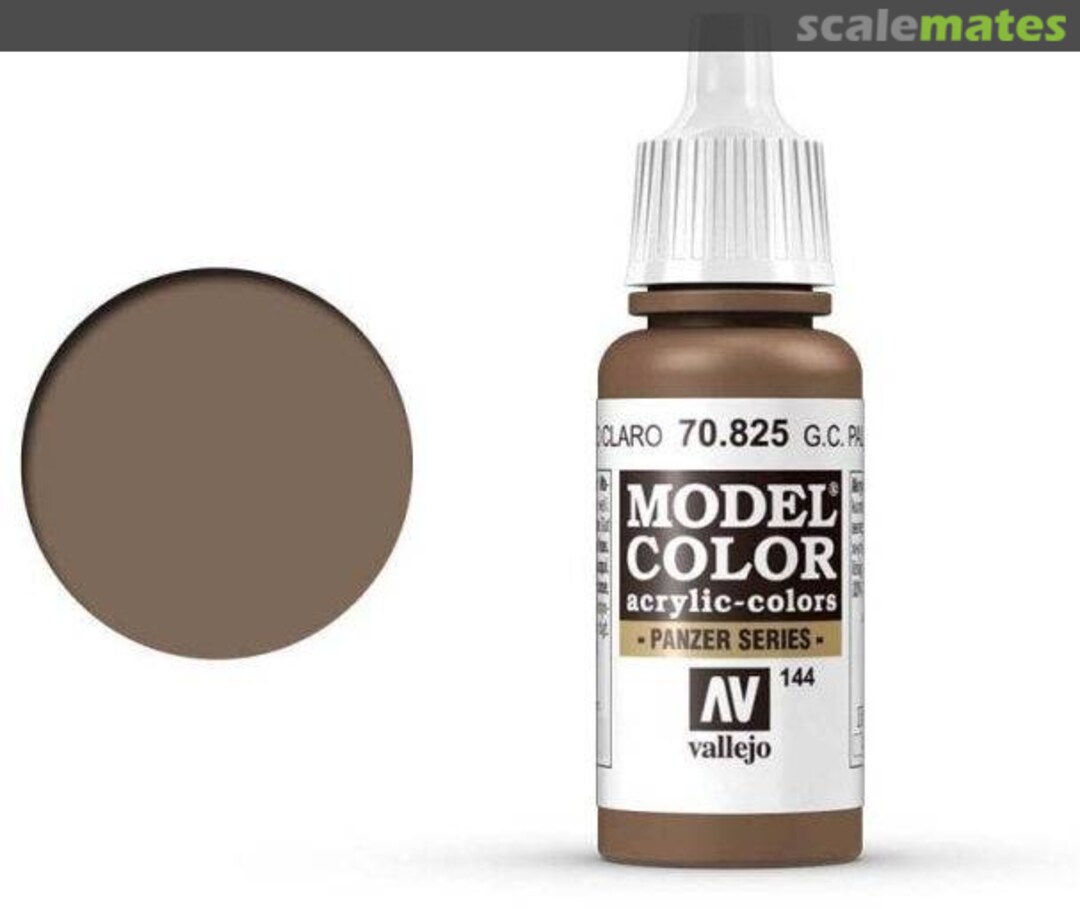 Boxart German Camouflage Pale Brown - FS30140 70.825, 825, Pos. 144 Vallejo Model Color Boxart German Camouflage Pale Brown - FS30140 70.825, 825, Pos. 144 Vallejo Model Color