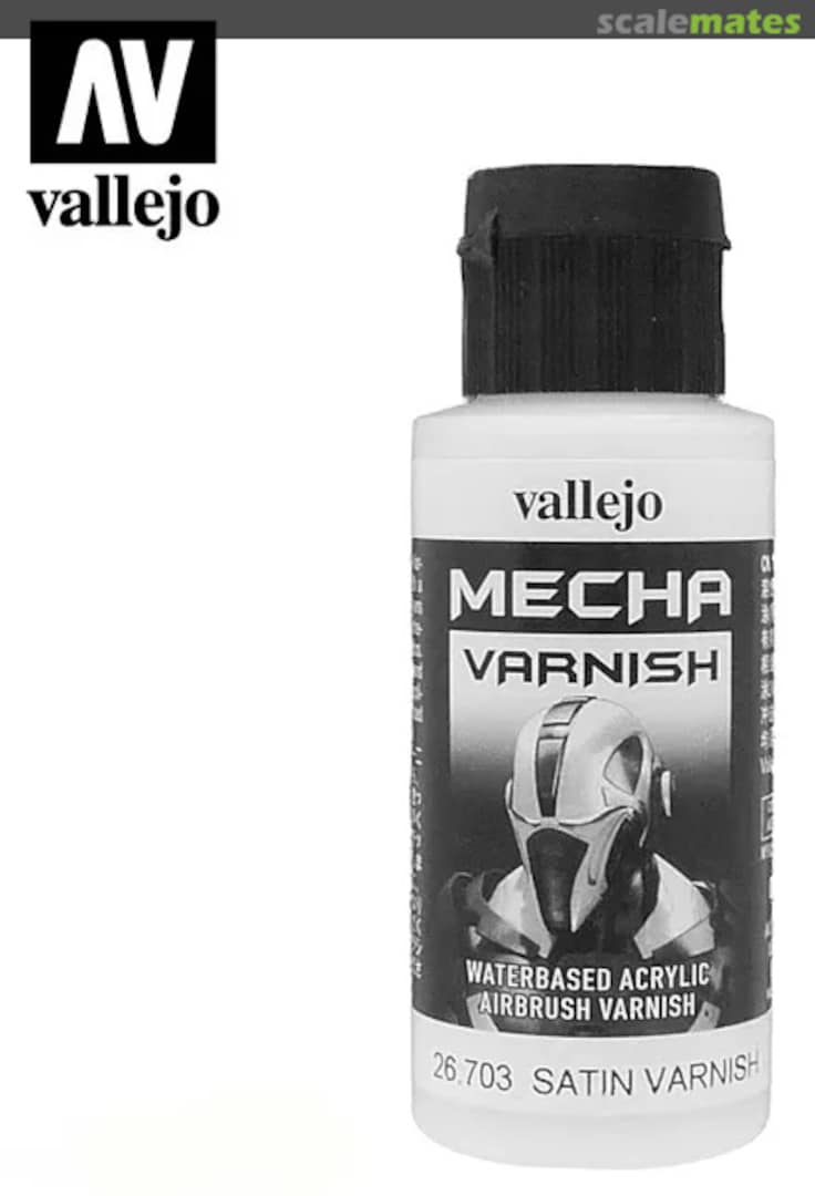 Boxart Mecha Satin Varnish  Vallejo Mecha Colors