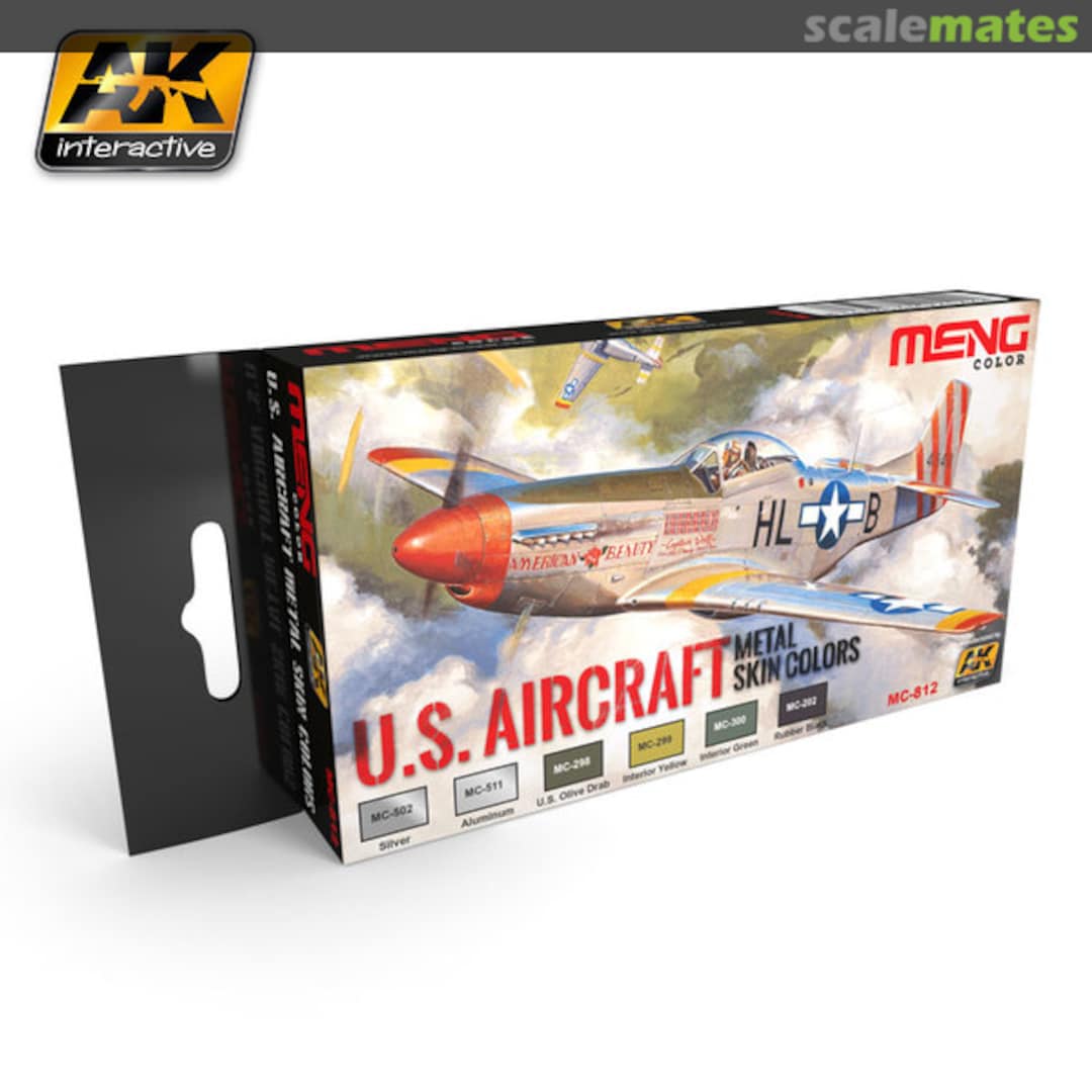 Boxart U.S. Aircraft Metal Skin Colors  Meng Color