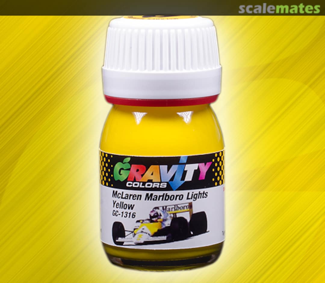 Boxart McLaren Marlboro Lights Yellow Gravity Colors Boxart McLaren Marlboro Lights Yellow Gravity Colors