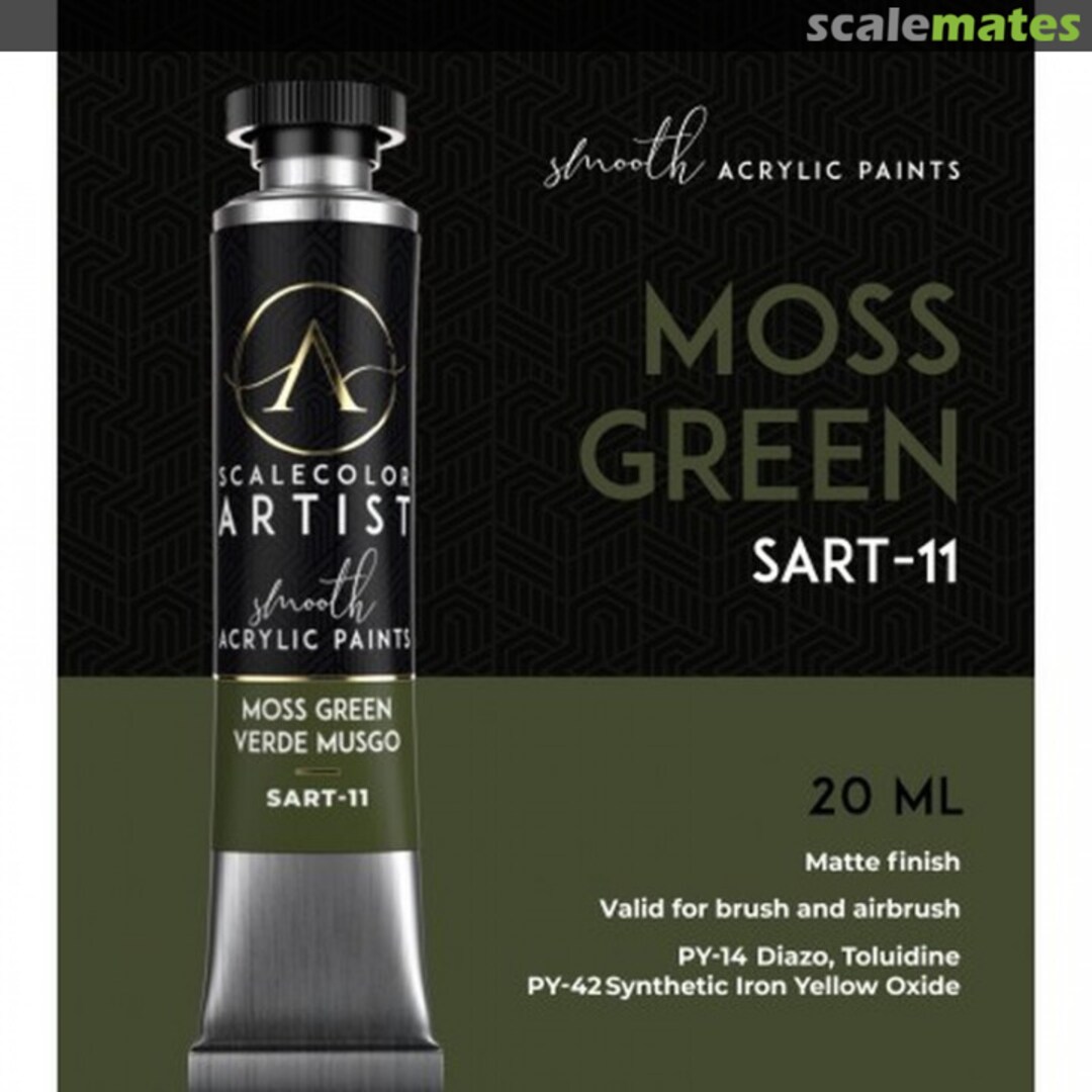 Boxart MOSS GREEN Scalecolor Artist Boxart MOSS GREEN Scalecolor Artist